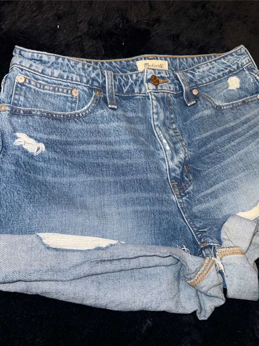 Madewell Relaxed Mid-Length Denim Shorts – Size 29